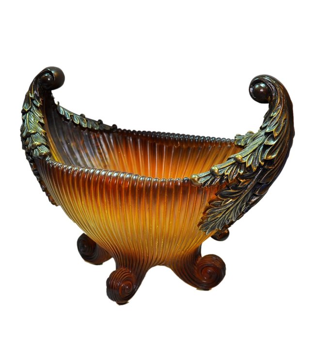 The Lamley Group Amber Centerpiece