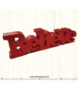 Styrofoam Cutout (41X11X5) cm- Believe