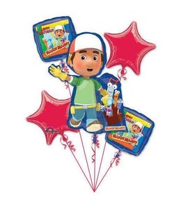 Anagram Balloon Bouquet-Handy Manny Birthday