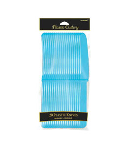 Amscan Inc. Plastic Knives 20/pk - Caribbean Blue