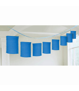 Amscan Inc. Paper Lanterns Garlands 3.5 M Blue