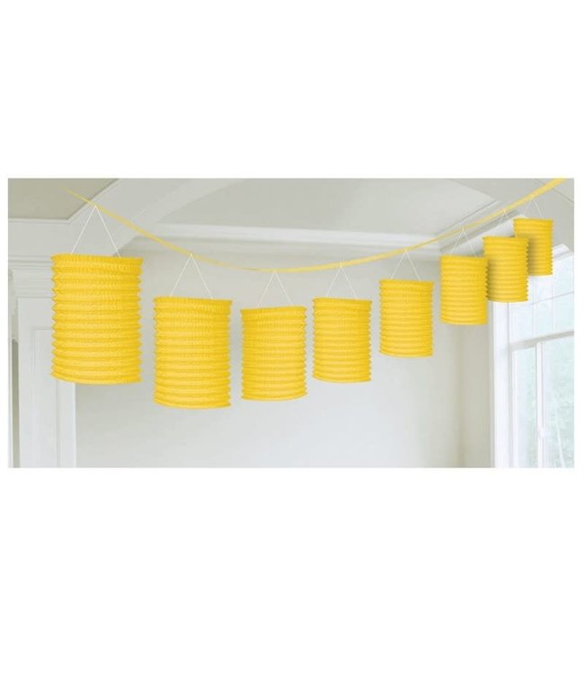 Amscan Inc. Paper Lantern Garland 3.5 M-Yellow