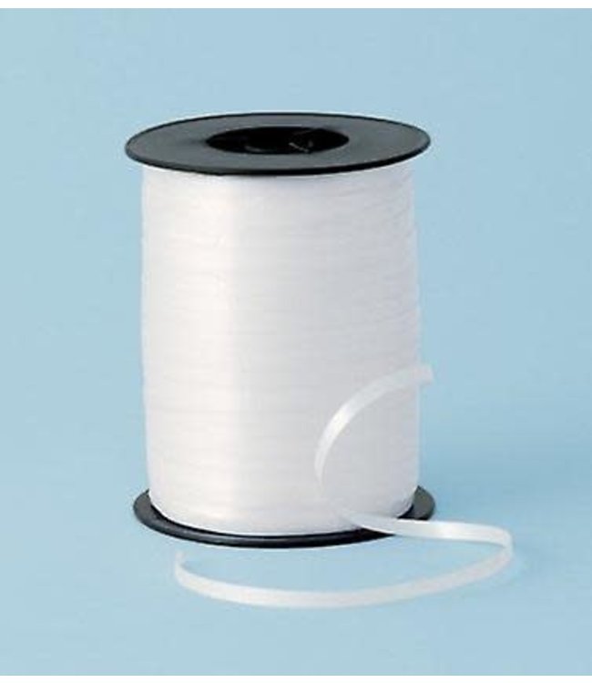 BINFEN Curling Ribbon (5 mm X 500 Yd)-White