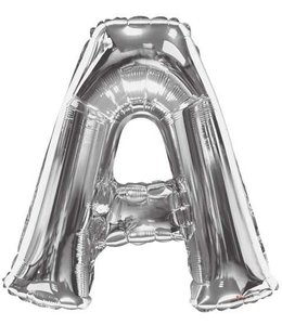 Conver 34 Inch Airfill Balloon Letter A Silver