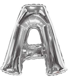 Conver 34 Inch Balloon Letter A Silver