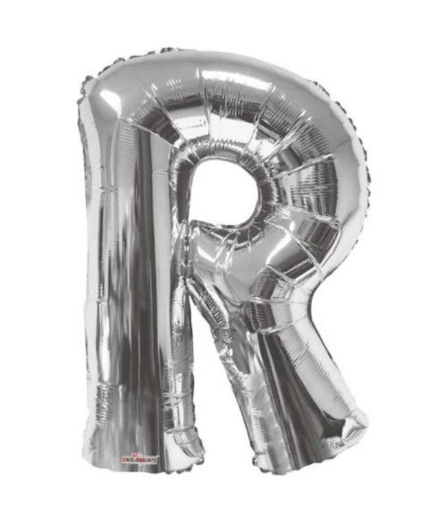 Conver USA 34 Inch Airfill Balloon Letter R Silver
