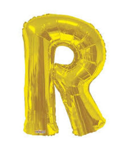 Conver USA 34 Inch Airfill Balloon Letter R Gold