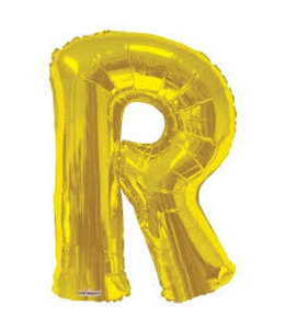 Conver USA 34 Inch Balloon Letter R Gold