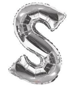 Conver USA 34 Inch Airfill Balloon Letter S Silver