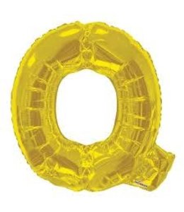 Conver USA 34 Inch Balloon Letter Q Gold