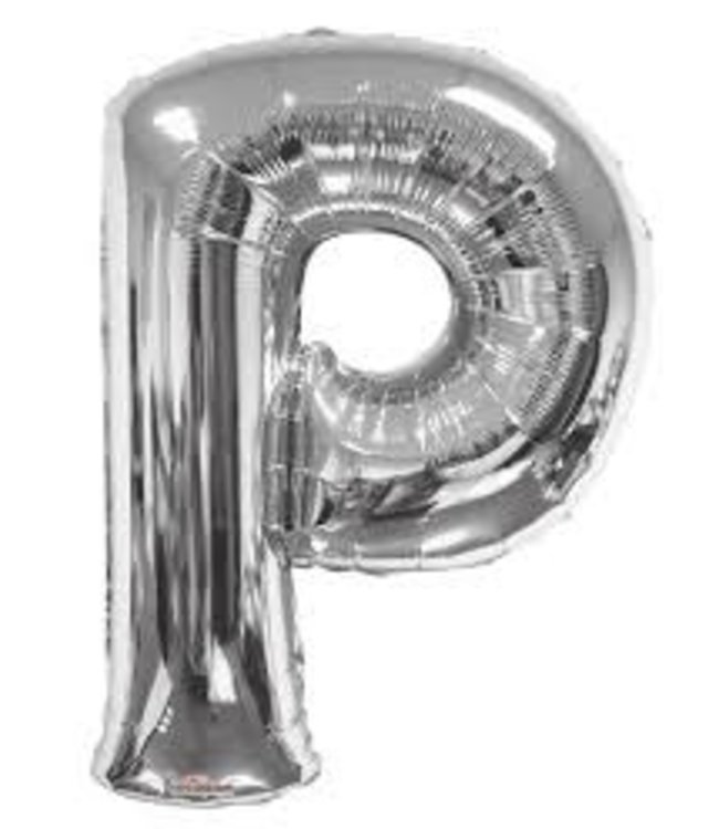 Conver USA 34 Inch Airfill Balloon Letter P Silver