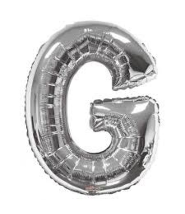Conver USA 34 Inch Airfill Balloon Letter G Silver