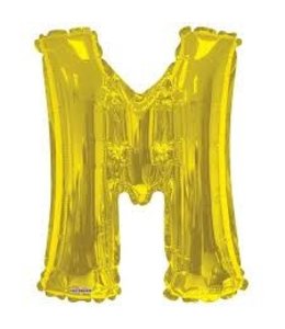Conver USA 34 Inch Airfill Balloon Letter M Gold