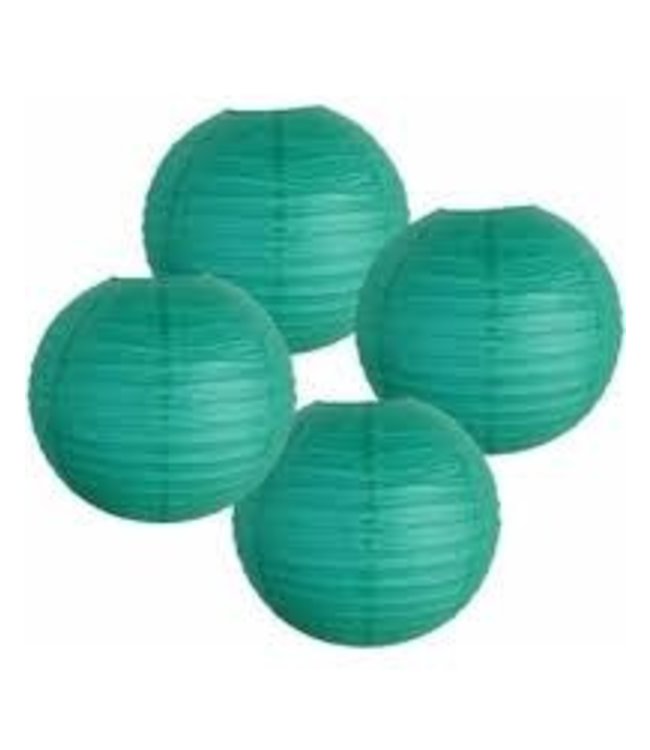 Erwin Distributing Paper Lanterns Set/3  Blue-Green