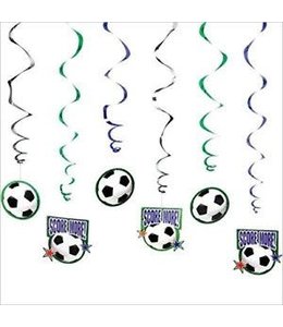 Amscan Inc. Soccer - Swirl Decor