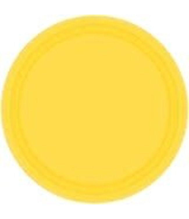 Amscan Inc. 7 Inch Paper Plates 8/pk-Yellow Sunshine