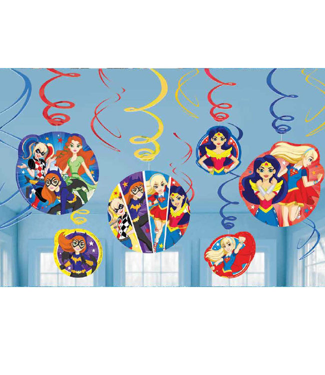 Amscan Inc. Superhero Girl - Swirl Deco Vl Pk