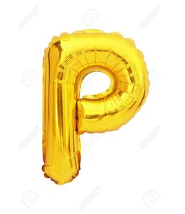 Conver USA 34 Inch Balloon Letter P Gold