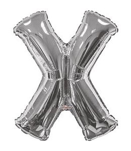 Conver USA 34 Inch Balloon Letter X Silver