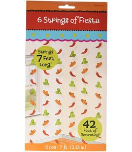 Amscan Inc. Fiesta Foil String Decorations