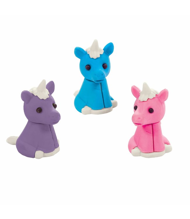 Amscan Inc. Unicorn Erasers  (1 1/2 x 3/4) Inches 12/pk