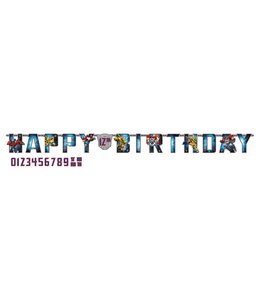 Amscan Inc. Transformers Jumbo Add-An-Age Letter Banner 10 1/2 Feet