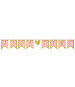 Amscan Inc. Clothespin Letter Banner - Girl
