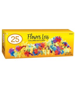Amscan Inc. Boxed Multicolored Flower Leis