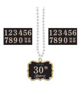 Amscan Inc. Sparkling Celebration Add-Any-Age Necklace