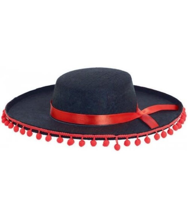 Amscan Inc. Spanish Hat Fabric w/ Ball Fringe