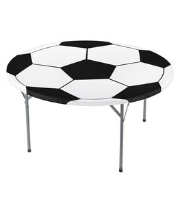 Amscan Inc. Soccer Round Table Cover w/Elastic 60 Inch Diam