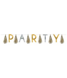 Amscan Inc. Party Silver & Gold Tassel Garland 10 ft X12 Inches