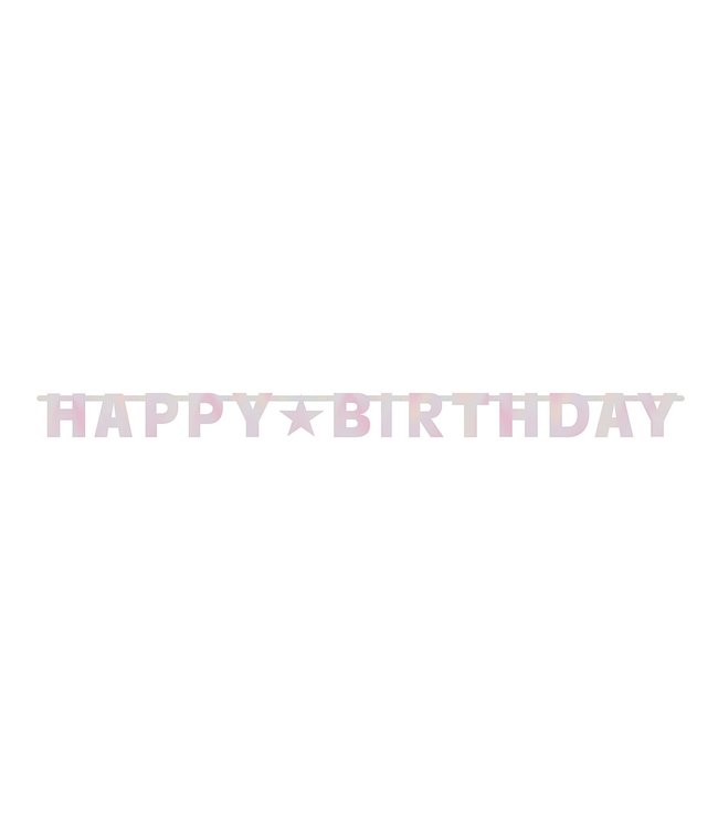 Amscan Inc. Birthday Accessories Pinks Letter Banner