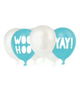 Amscan Inc. Shimmering Party Printed Latex 11 Inch Balloons 6/pk