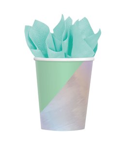 Amscan Inc. Shimmering Party Paper Cups, 12 oz. - Hot-Stamped