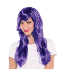 Amscan Inc. Purple Glamourous Wig