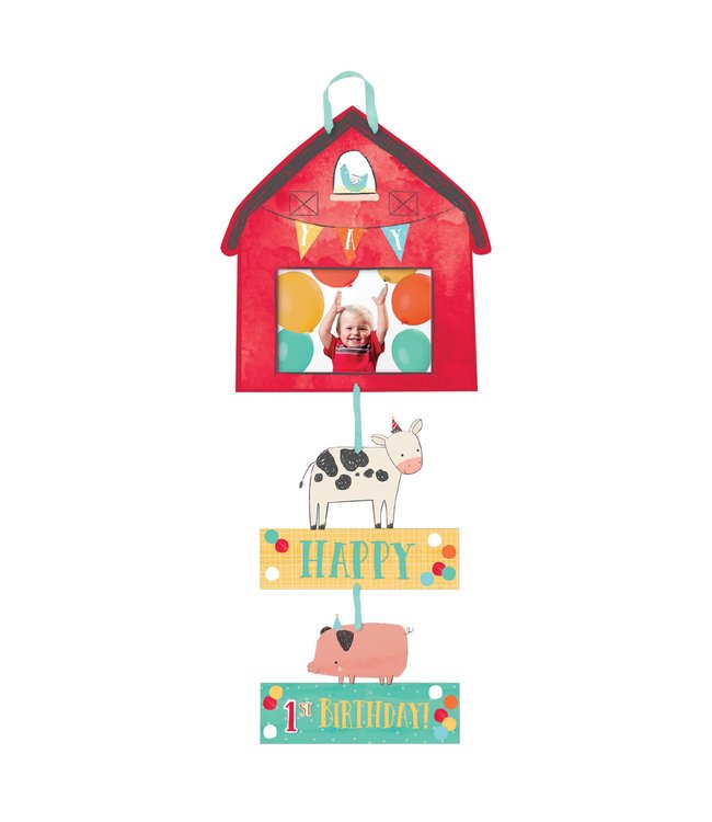 Amscan Inc. Barnyard Birthday Personalized Photo Sign