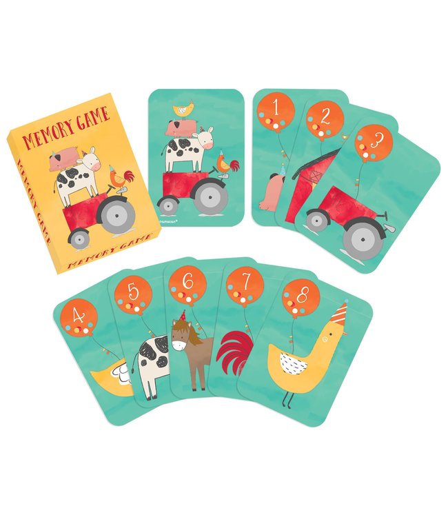 Amscan Inc. Farm Memory Game 8/pk