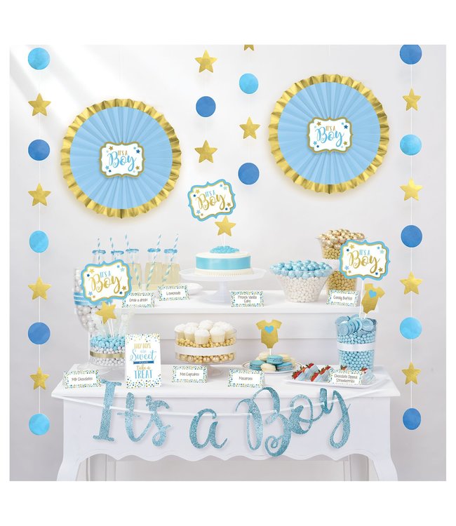 Amscan Inc. Baby Shower Buffet Decorating Kit - Boy