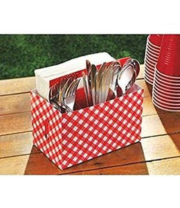 Amscan Inc. Picnic Party Cardboard Utensil Caddy