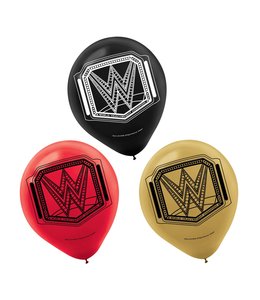 Amscan Inc. WWE Smash Printed 12 Inch Latex Balloons 6/pk