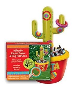 Amscan Inc. Inflatable Cactus Cooler & RIng Toss Game