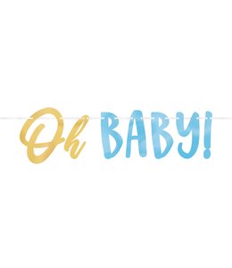 Amscan Inc. Oh Baby Boy - Letter Banner 12 feet 7 1/4 Inch Letters