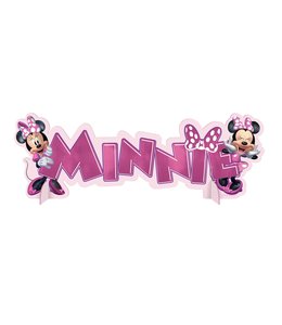Amscan Inc. Minnie Mouse Forever Hot Stamped Table Decoration 1(4L x 4 3/4H) Inches