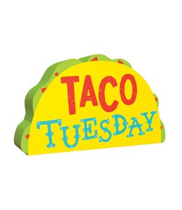 Amscan Inc. Mini Standing Taco Tuesday Sign (4.25X7.25X0.75) Inch