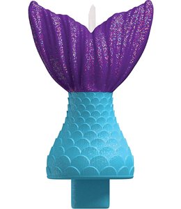 Amscan Inc. Mermaid Wishes Tail Birthday Candle 13 cm