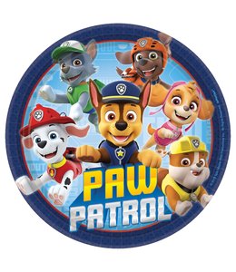 Amscan Inc. Paw Patrol Adventures Round Plates, 7 Inch 8/pk
