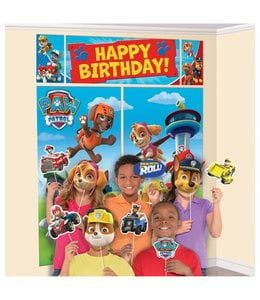 Amscan Inc. Paw Patrol Scene Setters  with Props 17 pcs