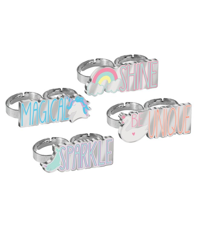 Amscan Inc. Magical Rainbow Birthday Double Rings