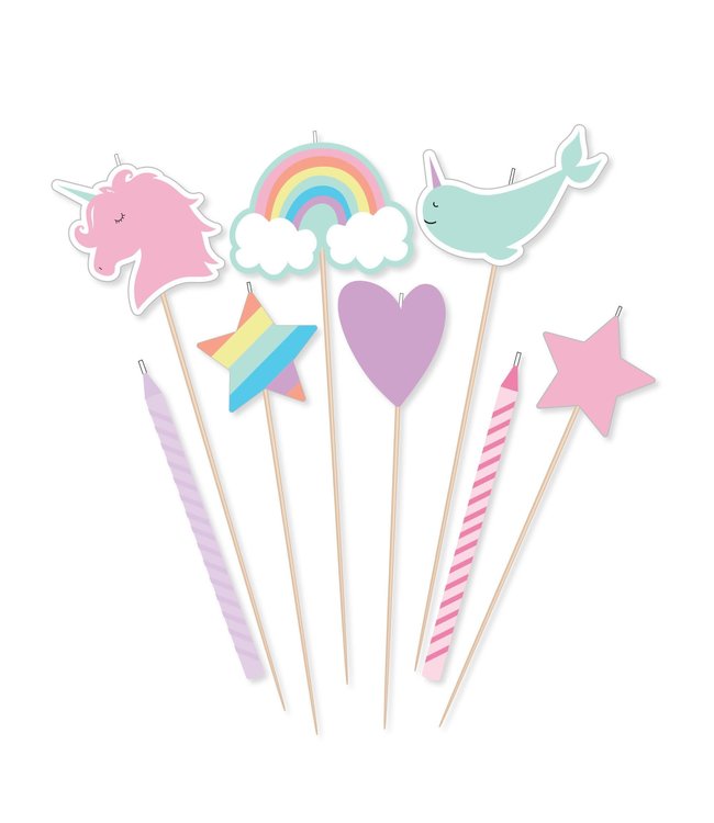 Amscan Inc. Magical Rainbow Birthday Candle Mix